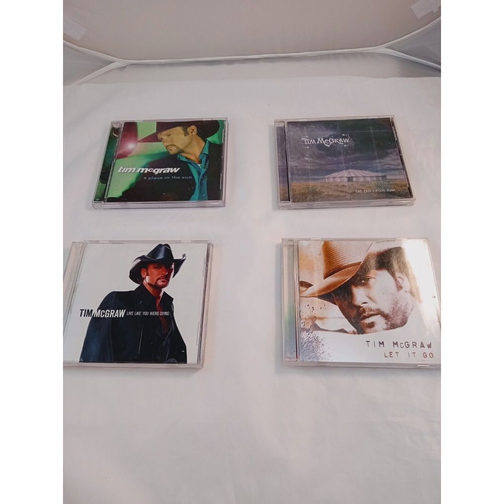 Tim McGraw CD Lot of‎ (4) Let It Go, Set This Circus Down,  A Place In The Sun